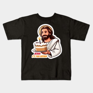 Jesus It's Your Birthday Kids T-Shirt